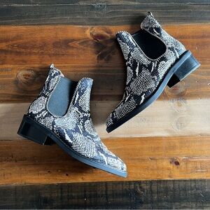 Coach snake ankle boots size 7.5